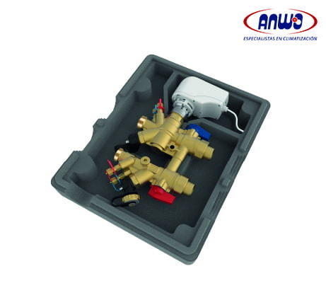  KIT VALVULA FANCOIL PICV 64-1110 L/H, CONEXION 3/4   CON AISLACION  